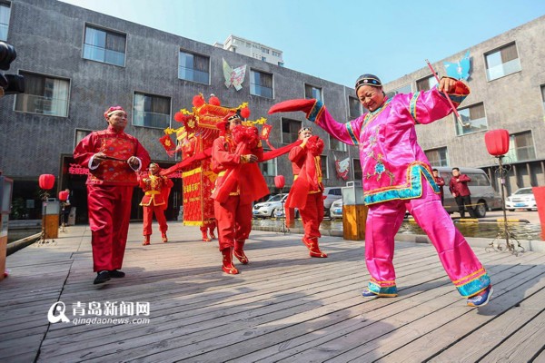 传统与美艳不期而遇!青岛上演中式婚礼大典