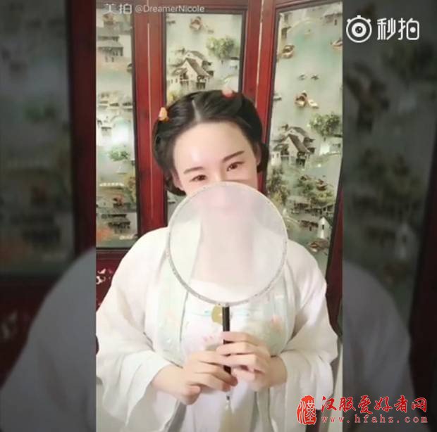  【汉服发型】三连弹！适合中短发妹子的简单汉服发型教程