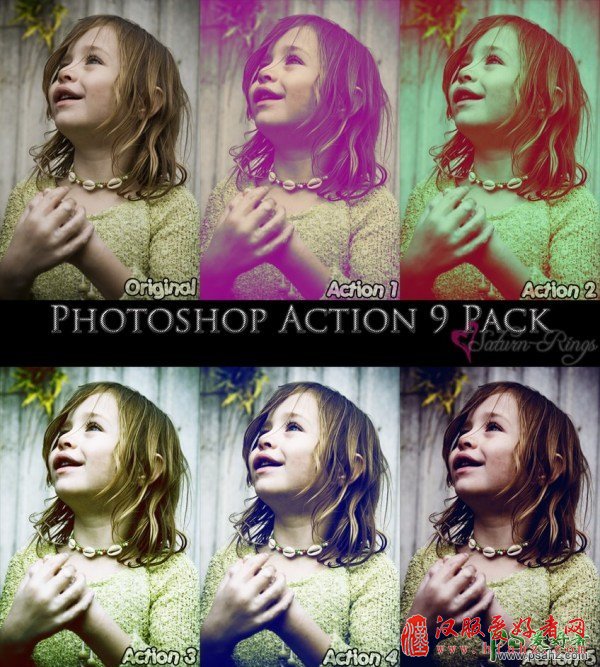 Photoshop Action 9 Pack