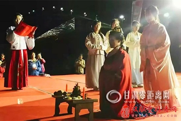 甘肃：中秋节松鸣岩汉服祭月，展现汉文化之美